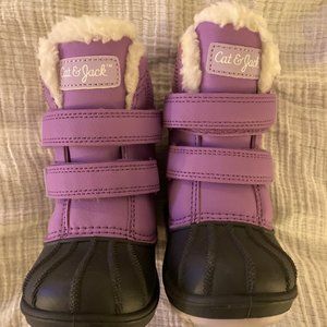 Toddler Denver Winter Boots - Purple - Cat & Jack™ - Size 6 - Girls